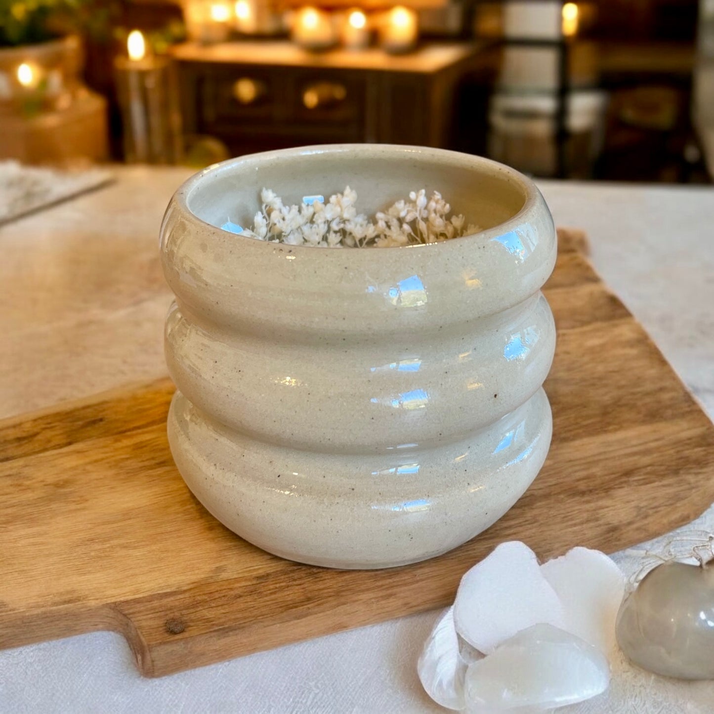 Légèreté de Vagues – Création Lumineuse « Fleur d’acacia »
