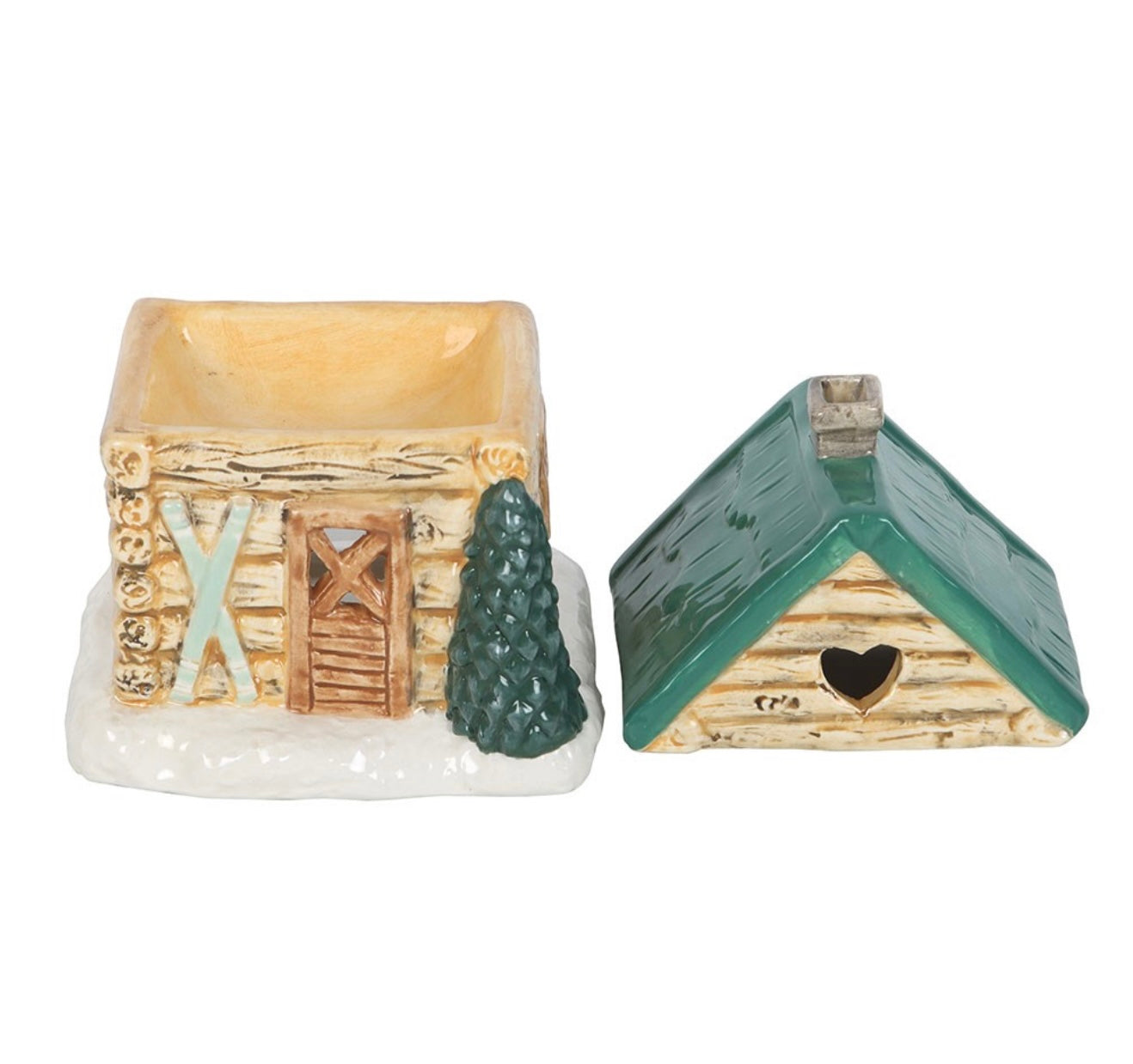 Brûle-parfum "Le Chalet" en céramique