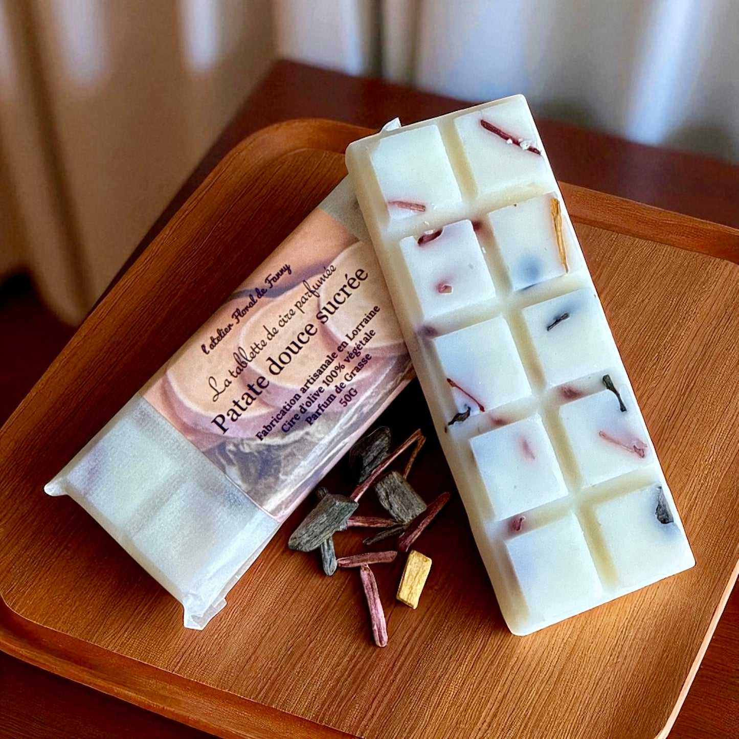 Tablette fondante Fleurie - Patate douce sucrée