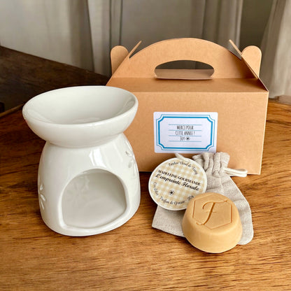 Coffret "Découverte" – 1 Brûle-parfum & 1 galet fondant