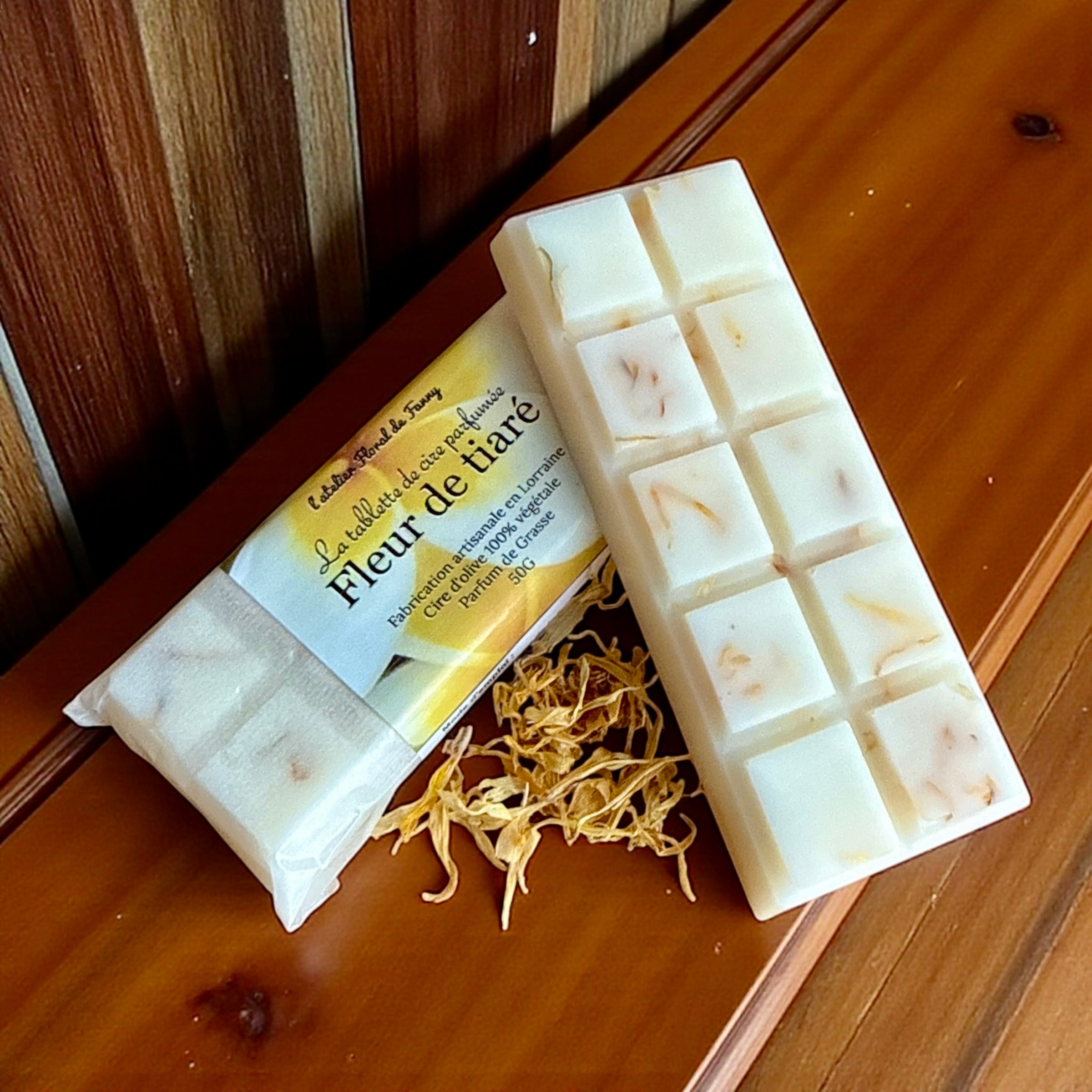 Tablette Fleurie - Fleur de tiaré