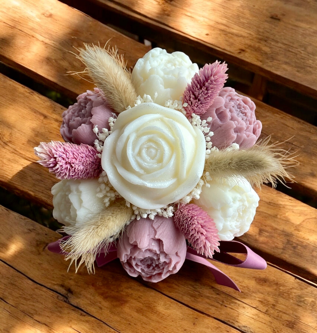 Mini Bouquet “Rêve Lavandin” / Taille du bouquet : environ 12-13 cm