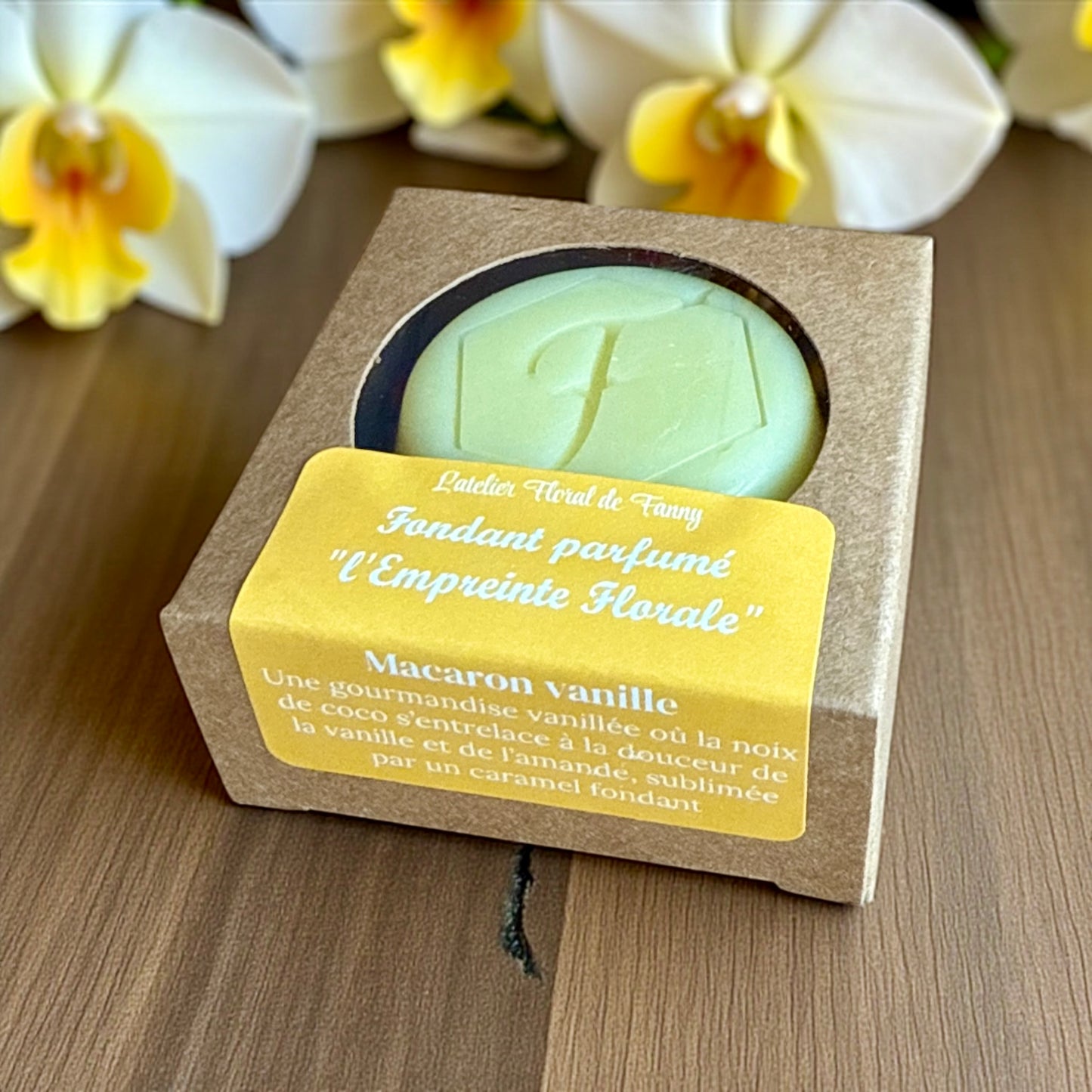 Galet fondant - Macaron vanille