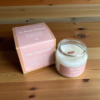 Bougie parfumée senteur Thé Chaï Latte