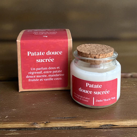Bougie parfumée senteur Patate douce sucrée