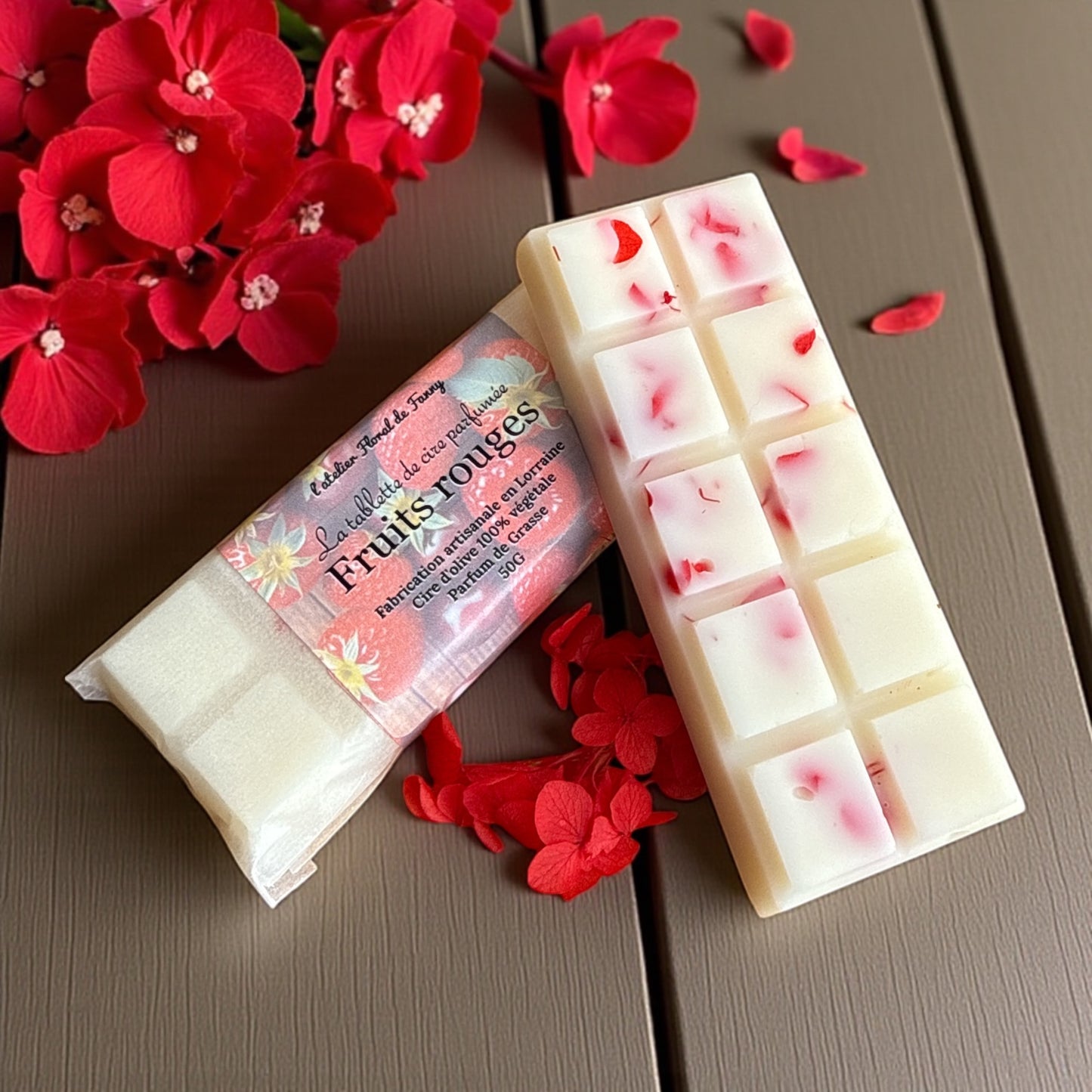 Tablette Fleurie - Fruits rouges