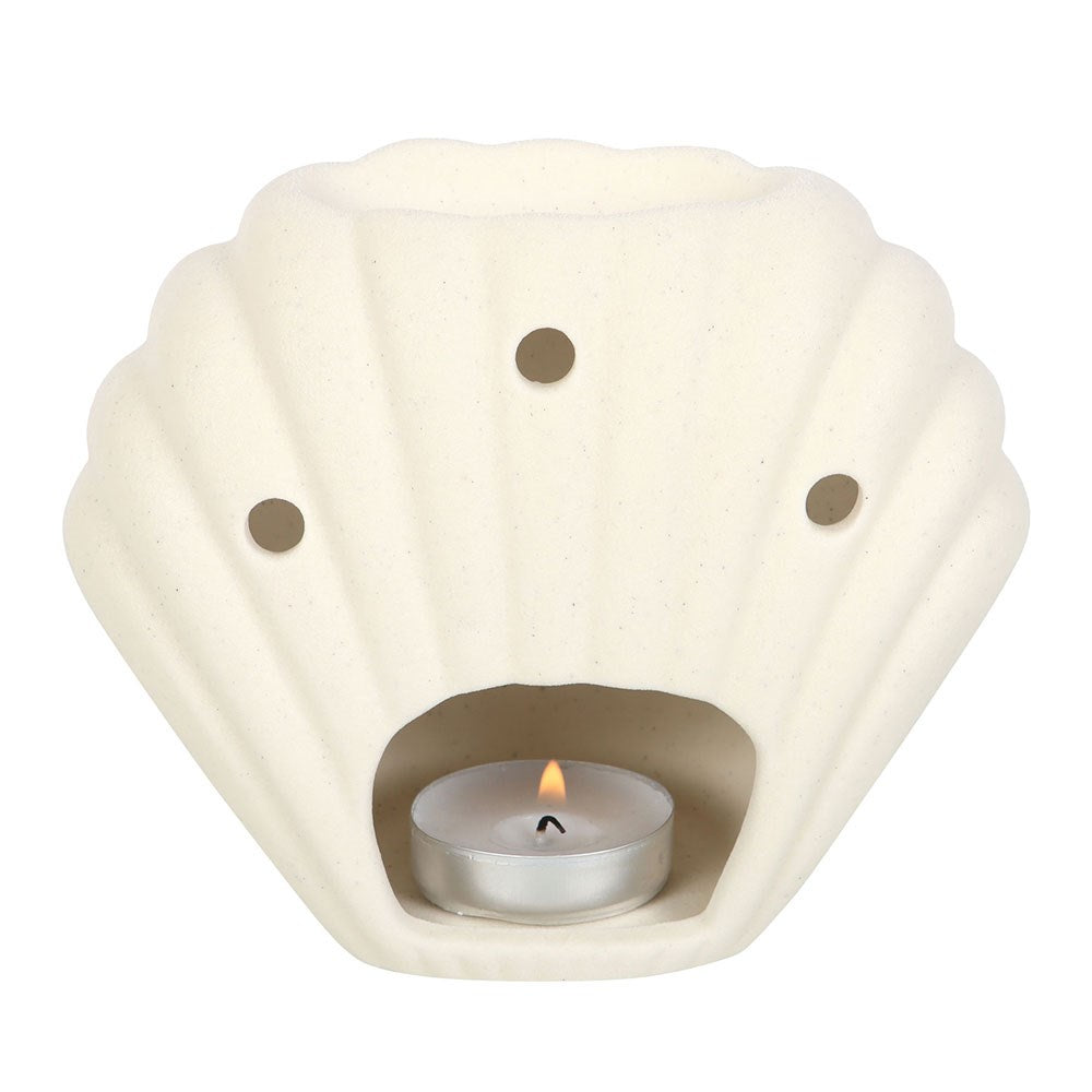 Brûle-parfum "Coquillage" en céramique